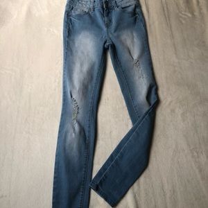 Tilly's Light Wash Skinny Jeans